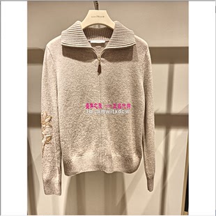 NAERSI娜尔思毛衫NI00413D1专柜正品春秋季新款针织衫上衣原3590