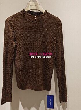 NAERSI娜尔思羊毛衫NZ05548B4专柜正品秋冬针织衫毛衣原1790