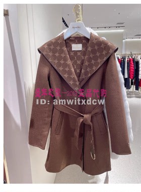 Koradior elsewhere珂思正品冬呢大衣绵羊毛外套EL00605B7原6589