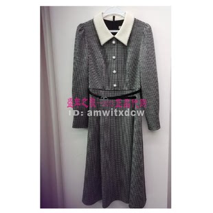 Koradior珂莱蒂尔专柜正品连衣裙2024冬中长裙KF11344W0原4487