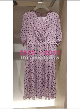 Koradior珂莱蒂尔中长裙KF08714T1连衣裙专柜正品夏新款原1987