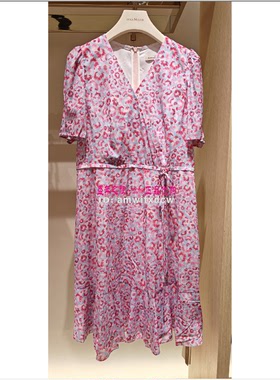 Koradior珂莱蒂尔正品桑蚕丝连衣裙夏新款中长裙KF10532T2原2887