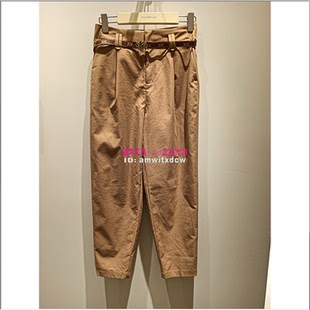 Koradior珂莱蒂尔KV03350D4休闲裤 夏季 直筒九分裤 原1887 专柜正品