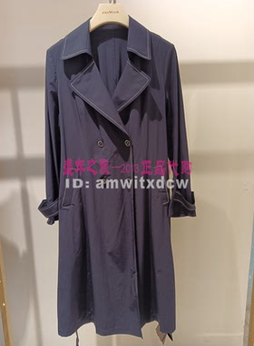 Koradior珂莱蒂尔风衣正品2024秋季新款中长外套KJ00640Q7原3287