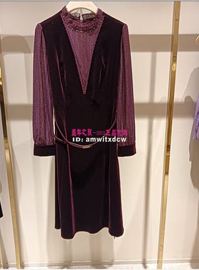 NAERSI娜尔思专柜正品春秋季连衣裙NF09153Q7女裙NF09096A5原6990