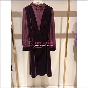 NAERSI娜尔思专柜正品春秋季连衣裙NF09153Q7女裙NF09096A5原6990