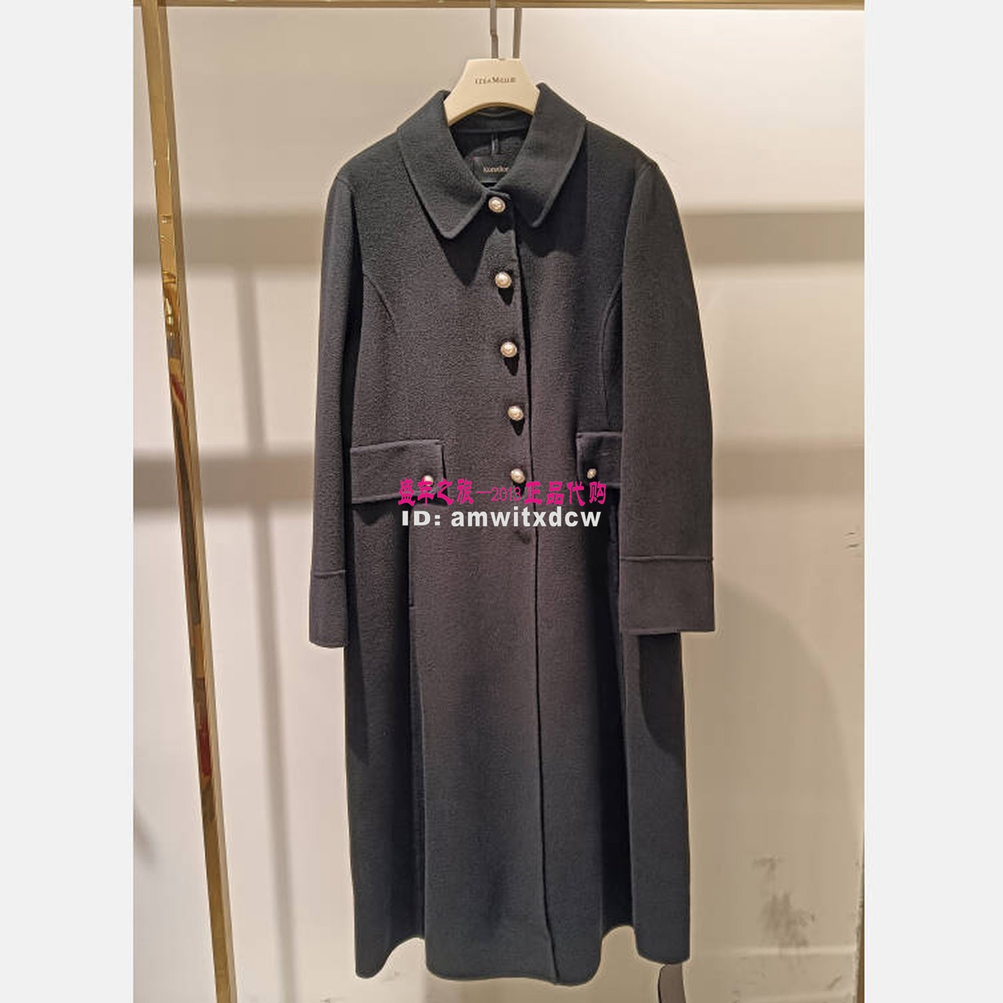 Koradior珂莱蒂尔呢大衣KL01040W0专柜正品冬季绵羊毛外套原7980