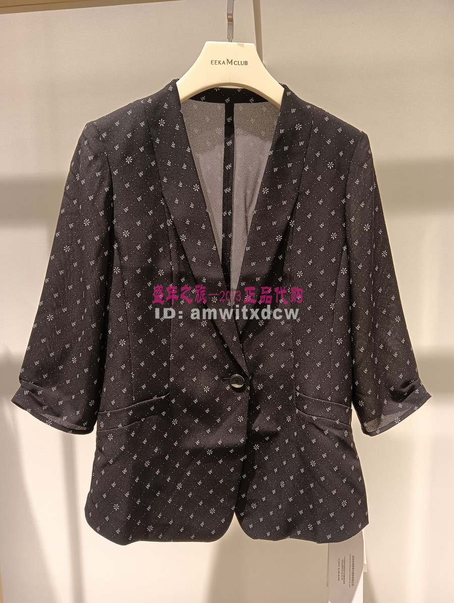 Koradior elsewhere珂思正品春秋季西装显瘦外套EA00913W0原1989