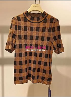 NAERSI娜尔思NZ03959D1专柜正品春秋针织衫气质显瘦上衣原1590