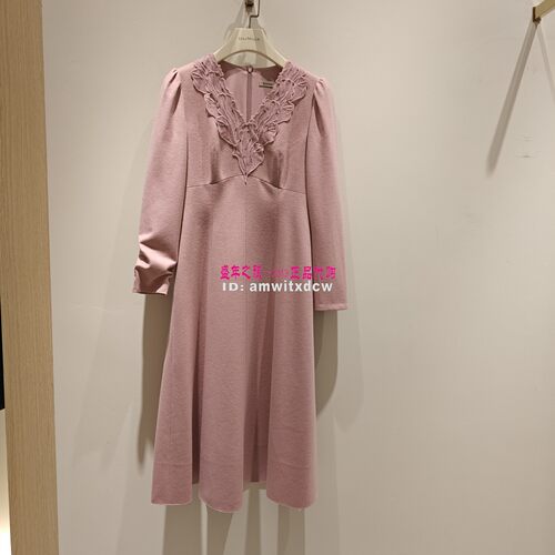 Koradior珂莱蒂尔连衣裙专柜正品春秋新款中长裙KF12683U2原4687