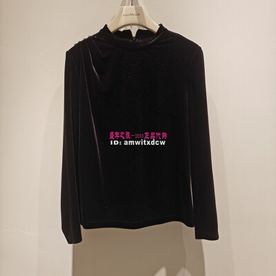 NAERSI娜尔思专柜正品秋冬亲肤长袖上衣ND05016W0原1590