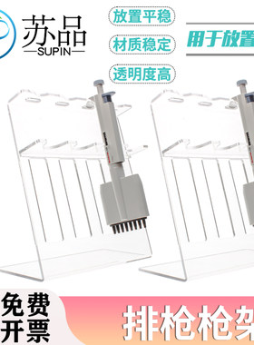 Z型移液器架 8道/12道排枪加样支架 200/1000/5ml大龙百得艾本德