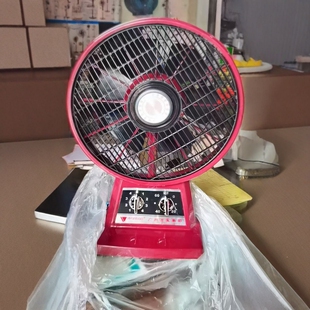 品质家用办公转页扇台式 广州万宝电风扇10寸座钟扇30年经典 鸿运扇