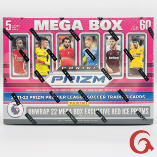 2021-22 Panini 英超 prizm Mega 红碎冰盒 足球盒卡