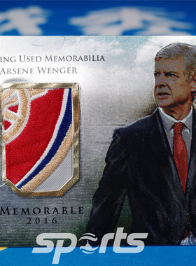 【越秀山卡价书】Futera福特拉16阿森纳温格徽暴力切割31/99球衣