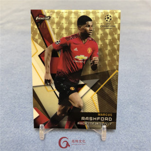 2017 18欧冠finest曼联拉什福德1 1爆金Base 越秀山卡价书