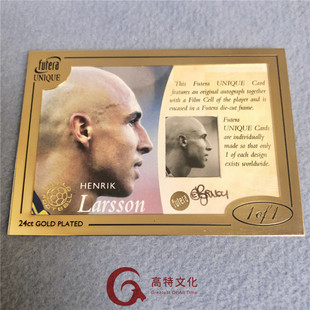【越秀山卡价书】2007福特拉瑞典拉尔森1/1编金框签字
