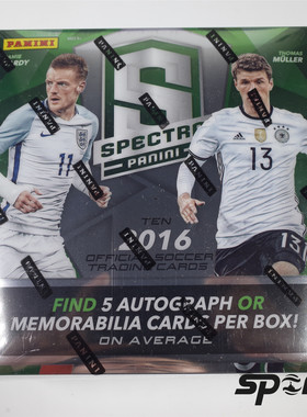 【断货】2016 Spectra足球光谱系列盒卡 5实物插放