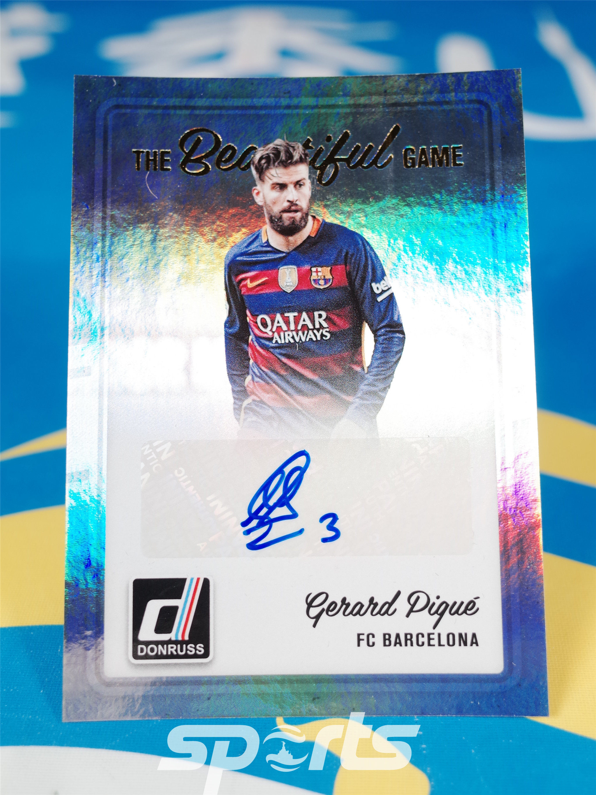 【越秀山卡价书】donruss2016西班牙曼联巴萨皮克签字