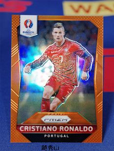 【越秀山卡价书】欧洲杯2016尤文皇马葡萄牙C罗02/20 Base卡橙折