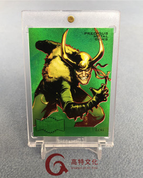 【越秀山卡价书】2015漫威Marve fleer retro邪神洛基10编绿宝石