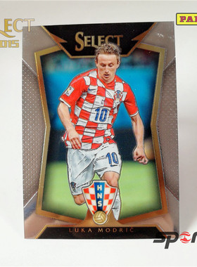 068#莫德里奇(Luka Modric)-克罗地亚/皇马-Select2015足球球星卡