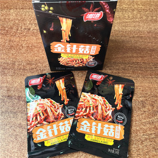 湘道香辣味金针菇24g 办公室休闲零食下饭菜麻辣小吃酱菜 20包盒装