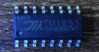 【直拍，全新原装】TM1651 显示驱动IC 现货 LED芯片SOP-16贴片 电子元器件市场 芯片 原图主图