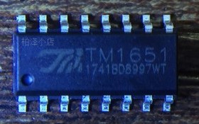 【直拍，全新原装】TM1651 显示驱动IC 现货 LED芯片SOP-16贴片