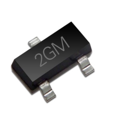 （20只）MMBTA56LT1G 丝印2GM SOT-23 两极晶体管