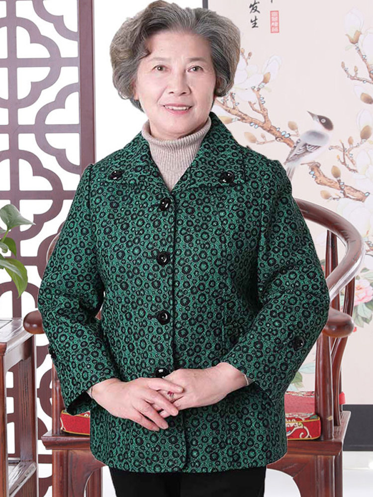 神采夫人中老年女装奶奶装外套
