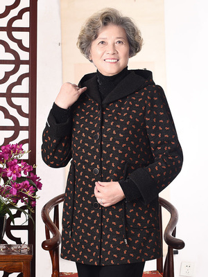 神采夫人春秋中长款风衣奶奶女装