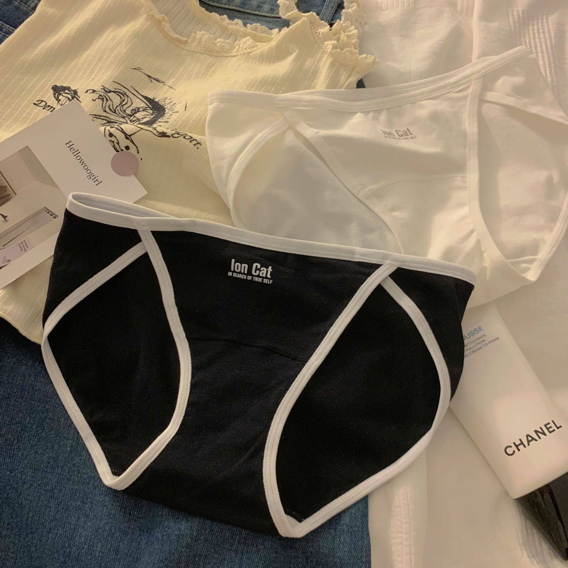 7A抗菌加长裆女生纯棉内裤女中低腰全棉A类婴儿棉大码女士高开叉,女士内衣/男士内衣/家居服,女三角裤,淘宝优惠券,粉丝福利购,淘宝优惠卷