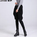 骑马裤 休闲小脚宽松长裤 女显瘦香蕉时尚 蓝萨2025春秋高腰哈伦裤