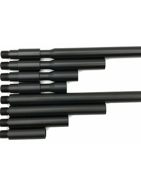 锦明9代 10代金属套管14逆牙直管通用延长管 凹凸管外管玩具配件