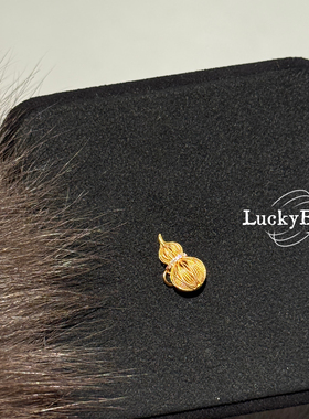 「花丝福禄」通体925银镀18k金镶钻镂空葫芦吊坠女新中式优雅项链