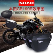 Honda 190 bên hộp bão mắt CBF190R xe máy bên hộp CB190R chia bên nhanh hộp mùa hè đầu hộp - Xe gắn máy phía sau hộp