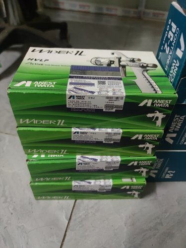 全新原装日本岩田喷枪 WIDER1L-2-12J2S带PC-2喷壶套装