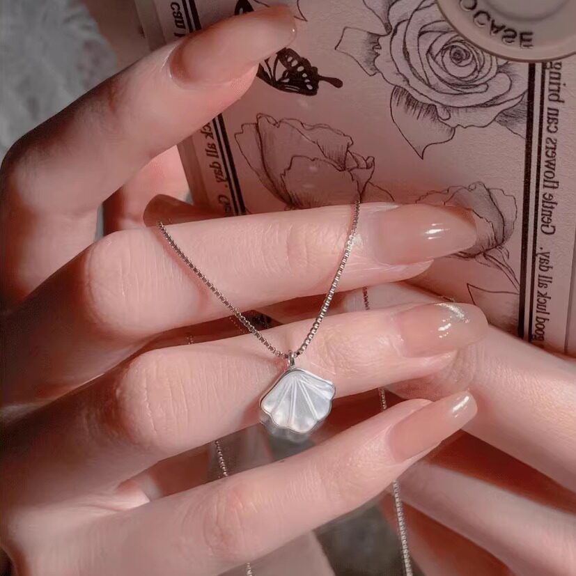 一贝子s999纯银项链女轻奢小众简约2025年新款百搭锁骨链生日礼物