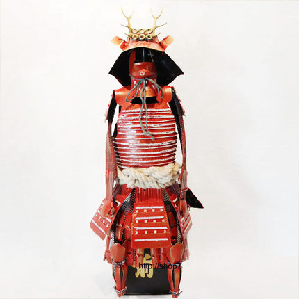复古日本武士盔甲模型真田幸村摆件品怀旧装饰书房桌面剧本杀推荐