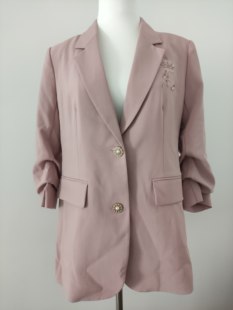 知恩GCCG正品新款西装外套半袖长裤女温柔设计感小众气质高端套装