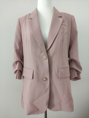 知恩GCCG正品新款西装外套半袖长裤女温柔设计感小众气质高端套装