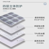 Герметический физиологичный водонепроницаемый матрас для школьников, можно стирать