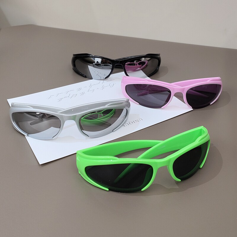 未来感炫酷墨镜女酒吧蹦迪欧美范潮流眼镜男士骑行太阳镜防紫外线