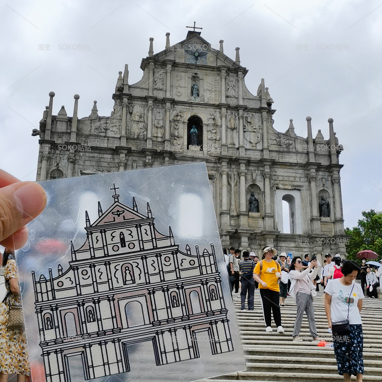 澳门元素车贴反光车贴反光膜胶贴