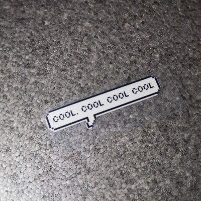 SOKO贴贴 cool文字车贴文字泡 潮贴纸前后档内饰反光贴