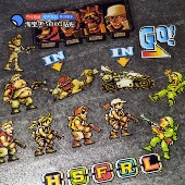 SLUG SOKO贴贴 合金弹头车贴贴纸METAL 像素街机游戏贴纸无白边贴