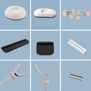 儿童门栏配件婴儿栅栏安全门防护栏楼梯口Y型螺母加固防滑加厚件