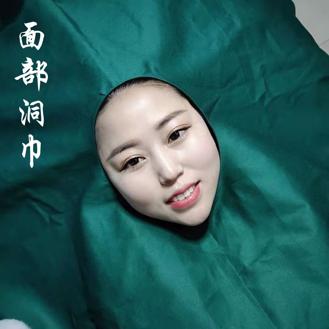 医院手术室包布 洞巾 剖腹单双层铺巾 方巾美容微整形双眼皮洞巾图片