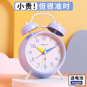 2025新款 闹钟高颜值小学生用儿童初中专用起床神器女孩静音时钟表